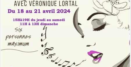 Stage de voix chantée et parlée Bergerac du 18 au 21 avril 2024